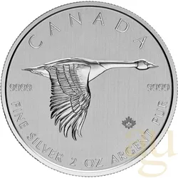 2 Unzen Silbermünze Kanada - Kanadagans 2020