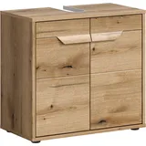 xonox.home Waschbeckenunterschrank Unterschrank in Evoke Oak Nachbildung 64x60x34 cm inkl. Waschbecken