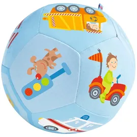 HABA Babyball Fahrzeug-Welt Blau
