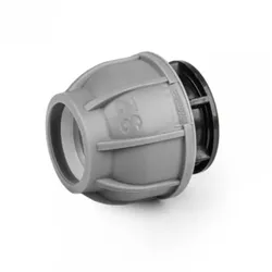 Endkappe für PE Rohre Verschraubung 32mm PN10 BRADAS 7322