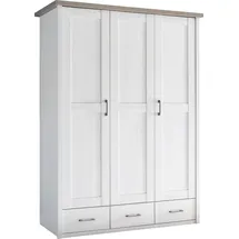 Begabino Drehtürenschrank Luca 148 x 201 x 62 cm Weiß