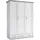 Begabino Drehtürenschrank Luca 148 x 201 x 62 cm Weiß