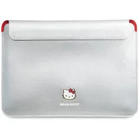 HELLO KITTY HKCS14PGHDLMS 14" srebrny/silver PU Metal Logo (14"),