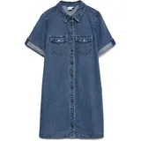 Vero Moda Jeanskleid Kurzes Kleid Blau M