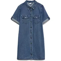 Vero Moda Jeanskleid Kurzes Kleid Blau M