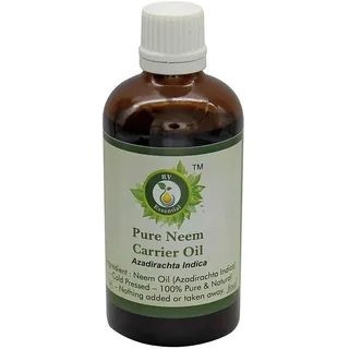 Neem Öl | Azadirachta Indica | Für Pflanzen | Für das Haarwachstum Für die Haut | Kaltgepresste Neem Öl | 100% reines natürlich | Neem Oil | 30ml | 1.01 Unzen By R V Essential