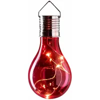 MARELIDA Solarleuchte Kunststoff spritzwassergeschützt 1 Stück rot