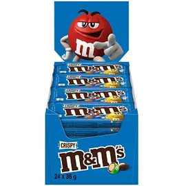 M&M's Crispy Schokobonbons 24 Packungen 36 g