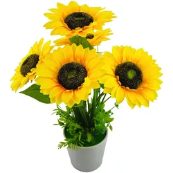 Künstliche Sonnenblumenpflanze