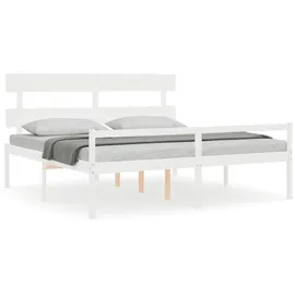 vidaXL Seniorenbett 180 x 200 cm Weiß