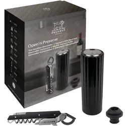 PEUGEOT Geschenk-Set OPEN 'N PRESERVE Elektrische Vakuumpumpe + Sommeliermesser