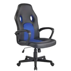 CLP Gaming Bürostuhl Elbing schwarz/blau
