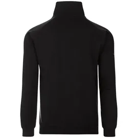 TRIGEMA Sweatjacke TRIGEMA "TRIGEMA Raglanjacke aus Sweat-Qualität", Herren, Gr. L, schwarz, 70% Baumwolle, 30% Polyester, casual, Sweatjacken