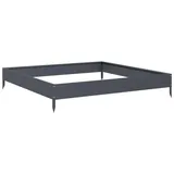 vidaXL Hochbeet 100 x 100 x 18,5 cm Anthrazit