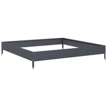 vidaXL Hochbeet 100 x 100 x 18,5 cm Anthrazit
