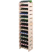 Proregal Weinregal 177 x 46 x 28 cm Natur