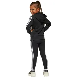 adidas Seasonal Essentials Tiberio 3-Streifen Jogginganzug Mädchen JI6218 - black/white/grey two, 128