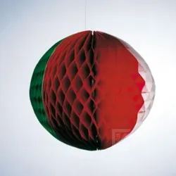 Wabenball grün weiss rot