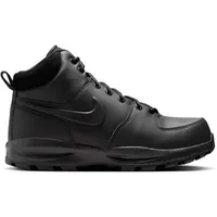 NIKE Herren Stiefel MANOA LEATHER, Größe 7 in Schwarz BLACK/BLACK-BLACK