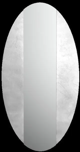 Glassdesign Dame LED Spiegel mit AntiScratch - Silber (Blattauflage 3D)