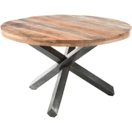 Stolkom ACE Esstisch rund Massivholz Mango - D/H ca. 130,00x77,00