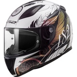 LS2 FF353 Rapid II Boho Helm, schwarz-weiss-pink, Größe 2XL
