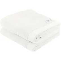 Tom Tailor Color Bath Handtuch 50 x 100 cm crisp white 2 St.