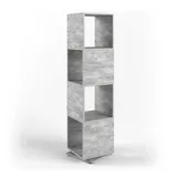 Vicco Drehregal XXL Regal Ordnerregal Büroregal Standregal Akten Schrank Beton,