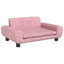 vidaXL Hundekorb 70 x 45 x 33 cm rosa
