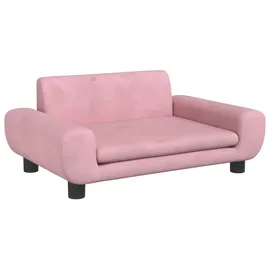 vidaXL Hundekorb 70 x 45 x 33 cm rosa