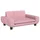 vidaXL Hundekorb 70 x 45 x 33 cm rosa