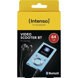 Intenso MP3-Videoplayer 3717493, Video Scooter BT 64GB, 4,6 cm (1,8"), blau