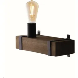 Luce ambiente Design Wandleuchte »TEXAS«, E27, Höhe: 12,5 cm - braun