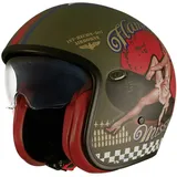 Premier Helmets Offener Helm Vintage PIN Up Military Bm l