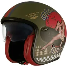 Premier Helmets Offener Helm Vintage PIN Up Military Bm l