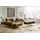 W.Schillig Polsterhocker run 150 x 46 x 60 cm Braun