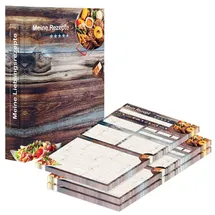 PRICARO Rezeptordner mit Rezeptblock "Farmhouse", A4
