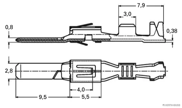 HERTH+BUSS ELPARTS Crimpverbinder 50251858 für VW