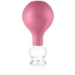 pulox Schröpfglas aus Echtglas pink 32mm 1 St