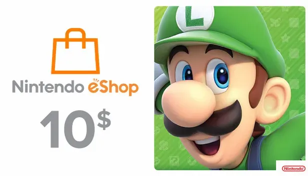 Nintendo eShop Karte 10$