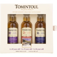 Tomintoul TRIPLE PACK 3x 50ml