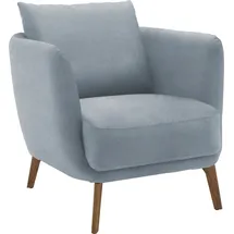 Schöner Wohnen Sessel Pearl Baumwolle/Polyester 86 x 68 x 86 cm Blau