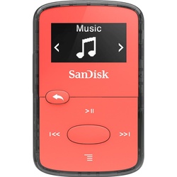SanDisk Clip JAM New (8 GB), MP3 Player + Portable Audiogeräte, Rot