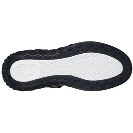 SKECHERS Sneaker SKECHERS "SIZZLE-SNOOP SIZZLE BUCKETS", Herren, Gr. 44, schwarz-weiß (schwarz, weiß), Leder, modisch, Schuhe, Schnürschuh, Freizeitschuh, MidCut mit Air-Cooled Memory Foam