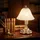 GLOBO Tischlampe Antik Gold