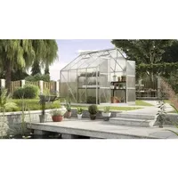 Gewächshaus Vitavia Uranus 6700 Hohlkammerplatten 4 mm inkl. Fundament 257x258 c