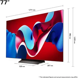 LG OLED77C47LA 77" 4K OLED evo TV C4