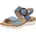 Riemchensandalen Blau 41