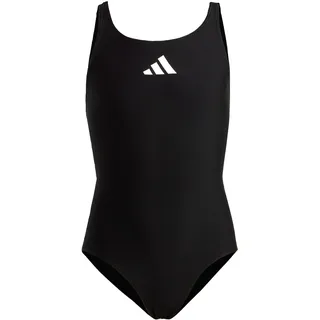 Adidas Solid Small Logo Badeanzug Black / White 92    