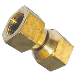 Doppelmutter aus Messing 3/8 Zoll (10mm)